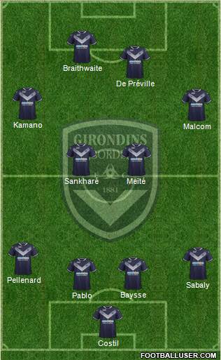 FC Girondins de Bordeaux Formation 2018