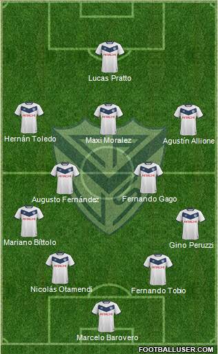 Vélez Sarsfield Formation 2018