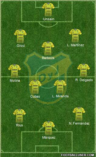 Defensa y Justicia Formation 2018