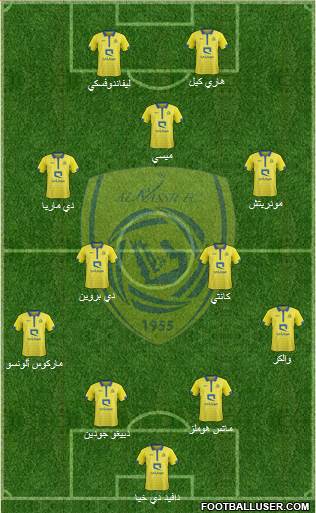 Al-Nassr (KSA) Formation 2018