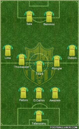 FC Nantes Formation 2018