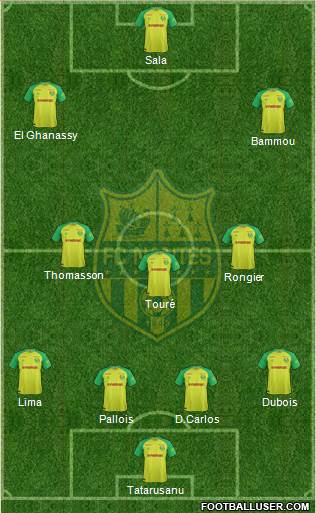 FC Nantes Formation 2018