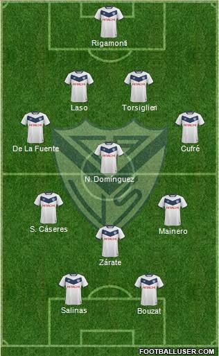 Vélez Sarsfield Formation 2018