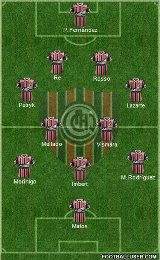 Chacarita Juniors Formation 2018