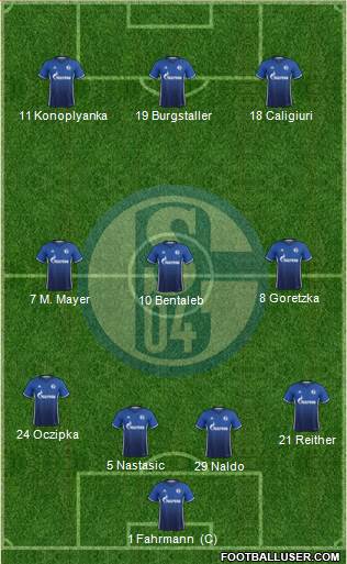 FC Schalke 04 Formation 2018