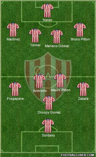 Unión de Santa Fe Formation 2018