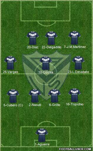 Vélez Sarsfield Formation 2018