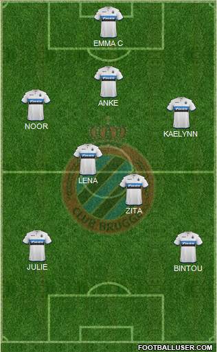 Club Brugge KV Formation 2018