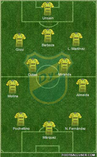 Defensa y Justicia Formation 2018