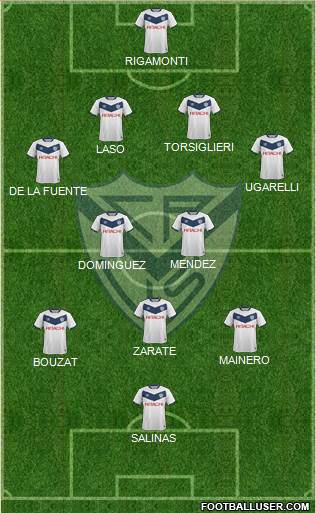 Vélez Sarsfield Formation 2018