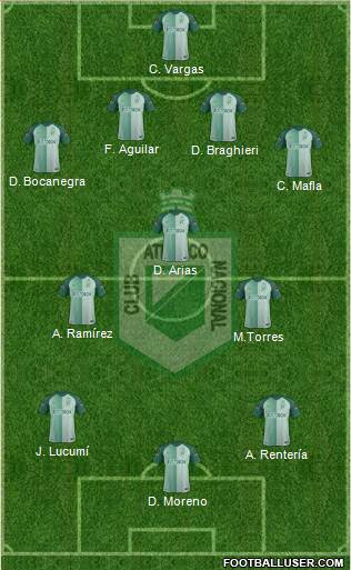 CDC Atlético Nacional Formation 2018