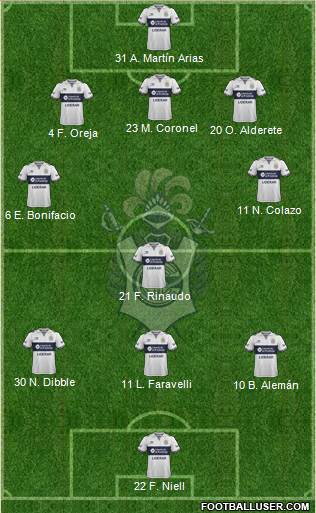 Gimnasia y Esgrima de La Plata Formation 2018