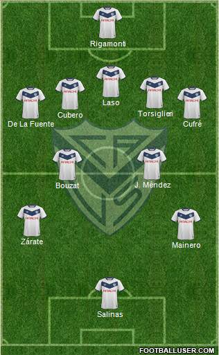 Vélez Sarsfield Formation 2018