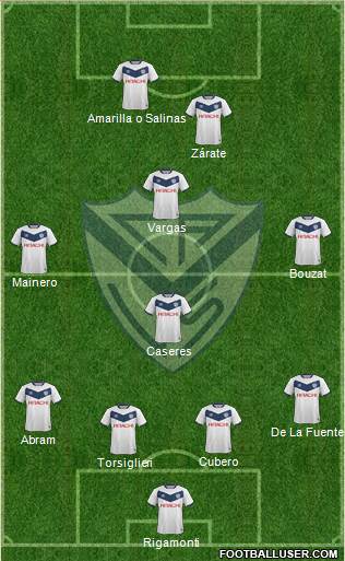 Vélez Sarsfield Formation 2018