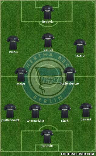 Hertha BSC Berlin Formation 2018