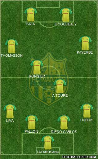 FC Nantes Formation 2018