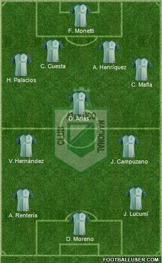 CDC Atlético Nacional Formation 2018