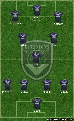 FC Girondins de Bordeaux Formation 2018