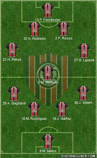 Chacarita Juniors Formation 2018