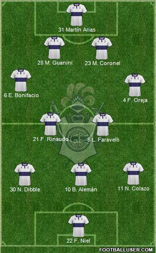 Gimnasia y Esgrima de La Plata Formation 2018