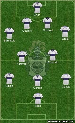 Gimnasia y Esgrima de La Plata Formation 2018