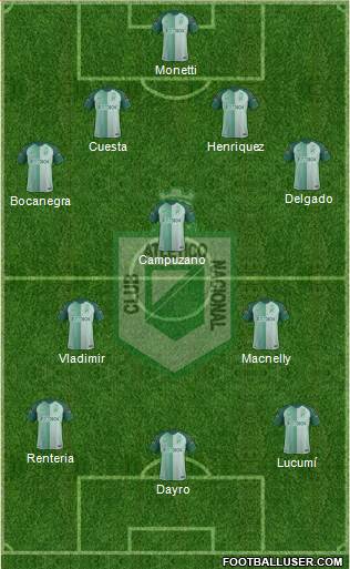 CDC Atlético Nacional Formation 2018