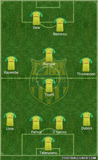 FC Nantes Formation 2018