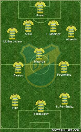 Defensa y Justicia Formation 2018