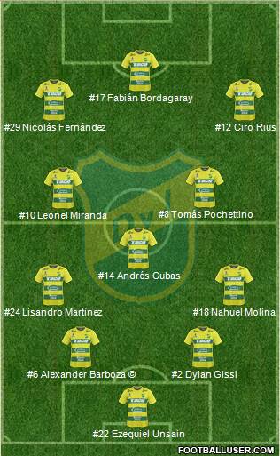 Defensa y Justicia Formation 2018