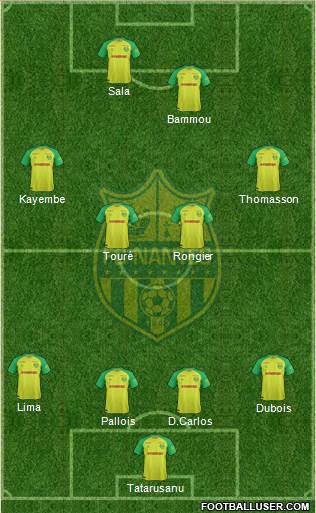 FC Nantes Formation 2018