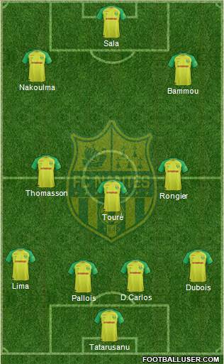 FC Nantes Formation 2018