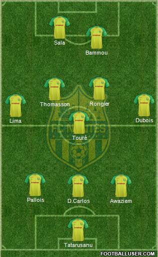 FC Nantes Formation 2018