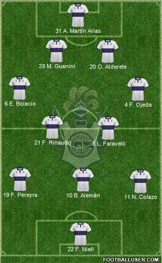 Gimnasia y Esgrima de La Plata Formation 2018