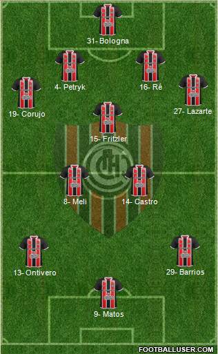 Chacarita Juniors Formation 2018