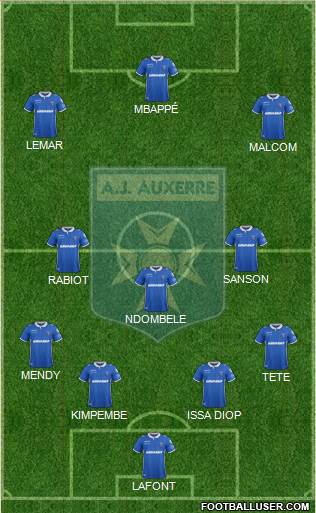 A.J. Auxerre Formation 2018