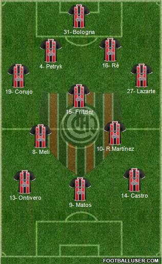 Chacarita Juniors Formation 2018