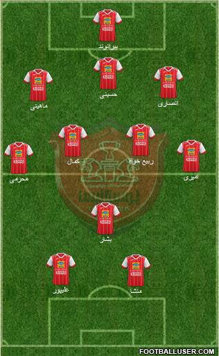 Persepolis Tehran Formation 2018