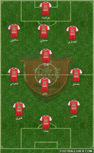 Persepolis Tehran Formation 2018