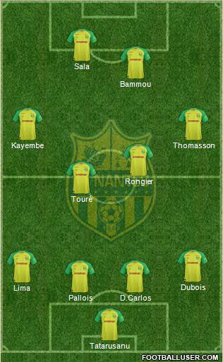 FC Nantes Formation 2018