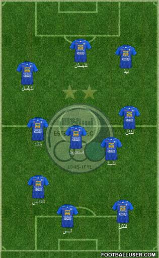 Esteghlal Tehran Formation 2018