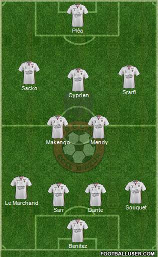 OGC Nice Côte d'Azur Formation 2018