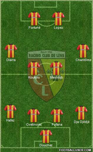 Racing Club de Lens Formation 2018