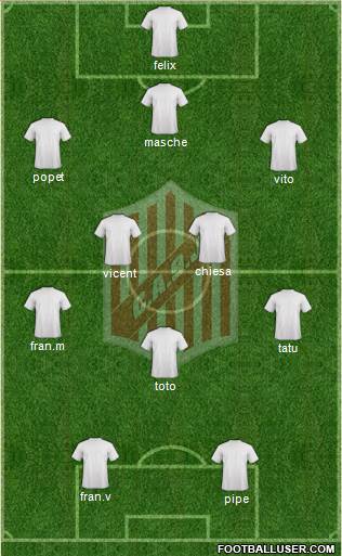 9 de Julio Formation 2018