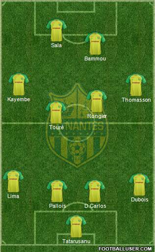 FC Nantes Formation 2018