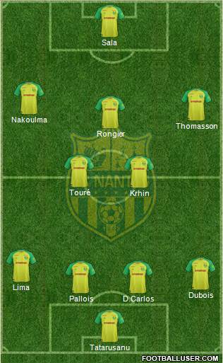 FC Nantes Formation 2018