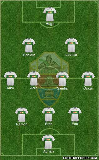 Elche C.F., S.A.D. Formation 2018