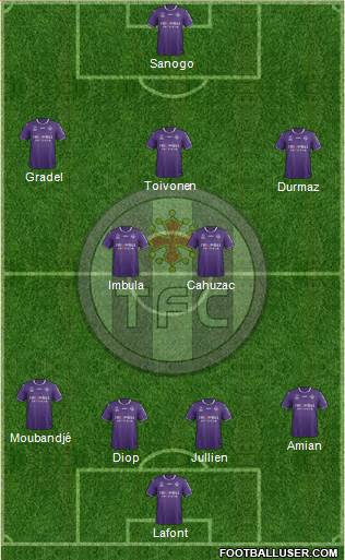 Toulouse Football Club Formation 2018