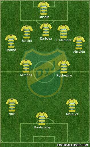 Defensa y Justicia Formation 2018