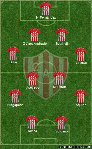 Unión de Santa Fe Formation 2018