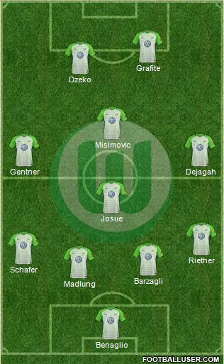 VfL Wolfsburg Formation 2018